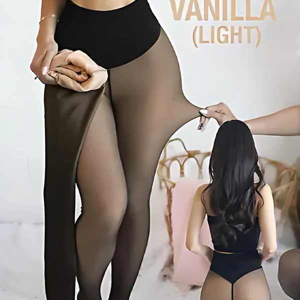 ComfyCloud: Compression Band Fleece Lined Leggings