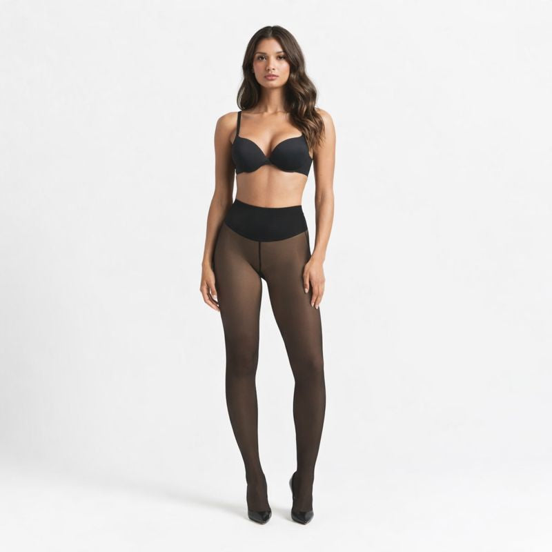 ComfyCloud: Compression Band Fleece Lined Leggings